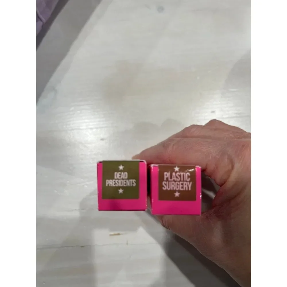 Jeffree Star Liquid lipsticks - dead presidents‎ & plastic surgery NEW!